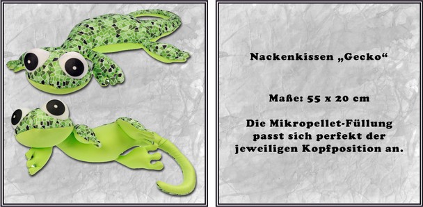 Nackenkissen "Gecko" (80381)